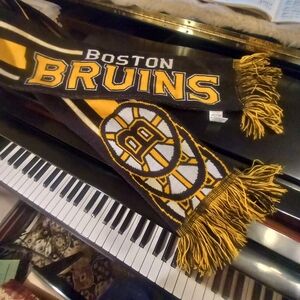 New.  BOSTON BRUINS Long Knit Scarf